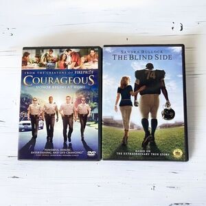 Blindside Courageous DVD Bundle Lot Movies Sandra Bullock Widescreen‎ DVDs